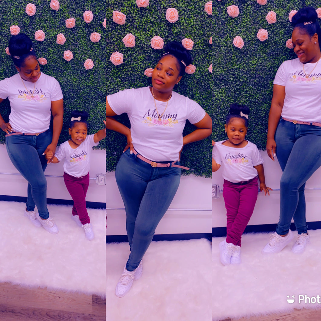 Mommy&daughter shirts