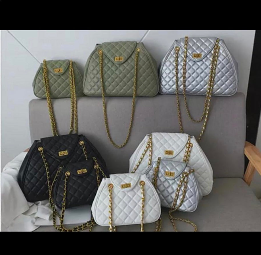 Double chain CC Purse (set)